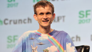 Vitalik Buterin on stage