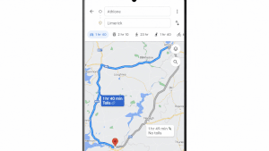 Die neue Google Maps-Funktion. © Google
