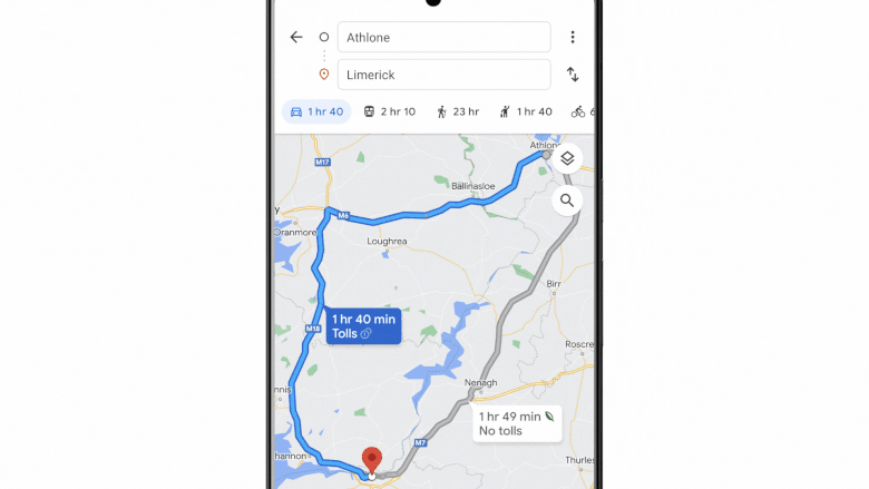 Die neue Google Maps-Funktion. © Google