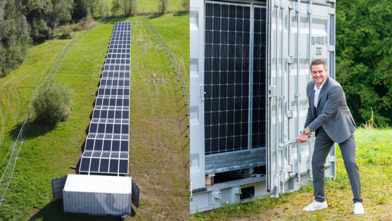 PV-Box von Cleen Energy. © Cleen Energy AG