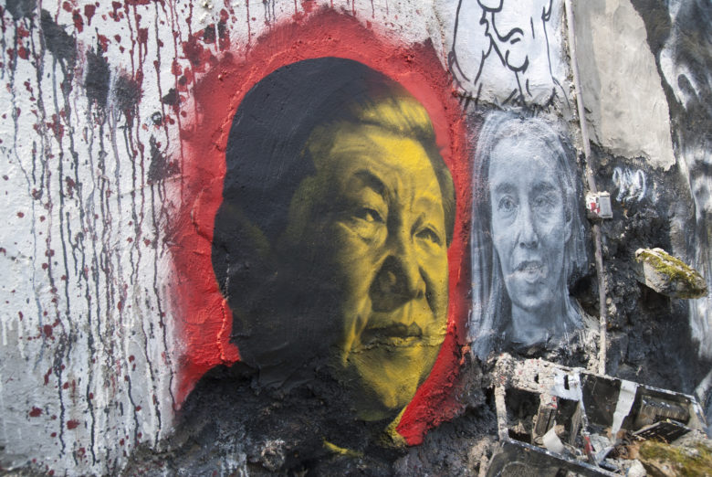 Graffiti von Xi Jinping. © thierry ehrmann (CC BY 2.0 via Flickr)