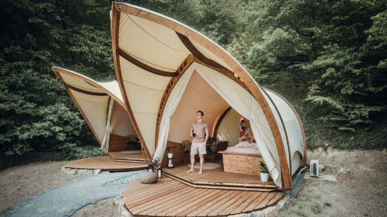 Outdoor-"Glamping" von Strohboid © Strohboid