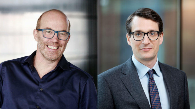 Oliver Holle (Speedinvest) und Maximilian Clary und Aldringen (Erste Private Banking). © Speedinvest / Erste Bank, Marlena König