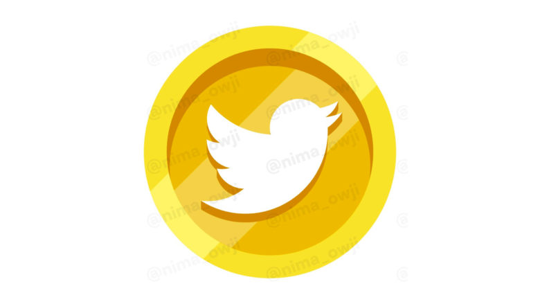 Screenshot des Twitter Coin-Symbols