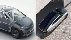 Der Sion von Sono Motors und der Lightyear 0. Sono Motors/Lightyear