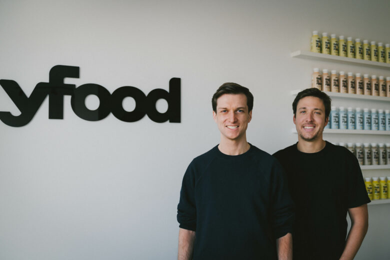 Benjamin Kremer und Noel Bollmann, die Gründer von yfood. © yfood