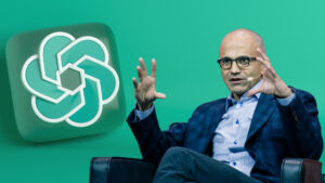 Microsoft-CEo Satya Nadella. © Heseinberg Media (CC BY 2.0) / Canva