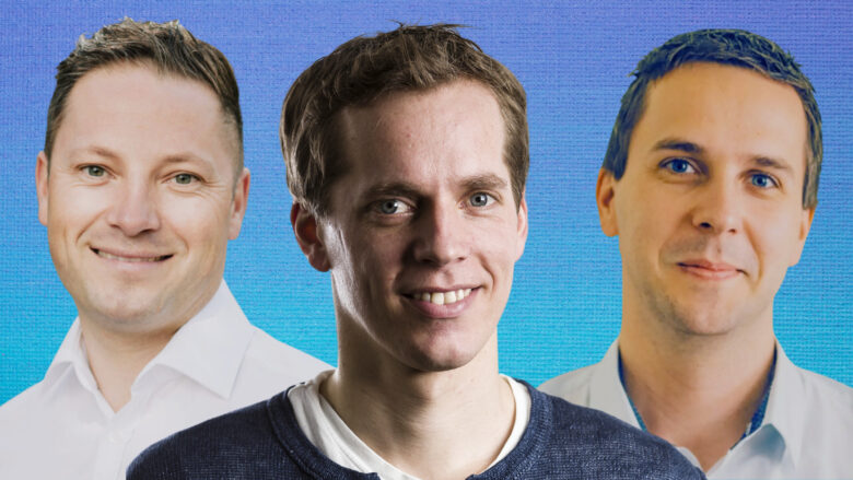 Michael Keckeis (KECKEX), Martin Pansy (nuki) und Rainer Planinc (cogvis). © KECKEX, nuki, cogvis