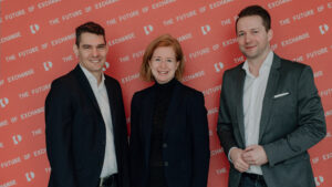 Peter Kocsis (Leader Instore Services, Decathlon Austria), Birgit Kraft-Kinz (Co-Founderin P19, CEO KRAFTKINZ) und Rainer Will (Geschäftsführer Handelsverband). © P19/Lieb.Ich Productions