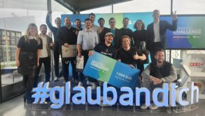 City-Pitch "SaaS" der #glaubandich Challenge 2023. © Trending Topics