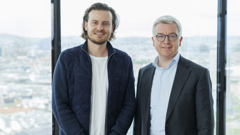 Eric Demuth (Bitpanda) und Michael Höllerer (Raiffeisen) © RLB NÖ-Wien / Roland Rudolph