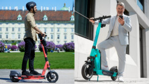 E-Scooter von Voi und Tier. © Voi / Tier Mobility