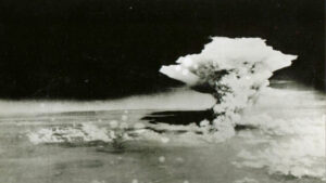 Atompilz über Hiroshima, 1945.