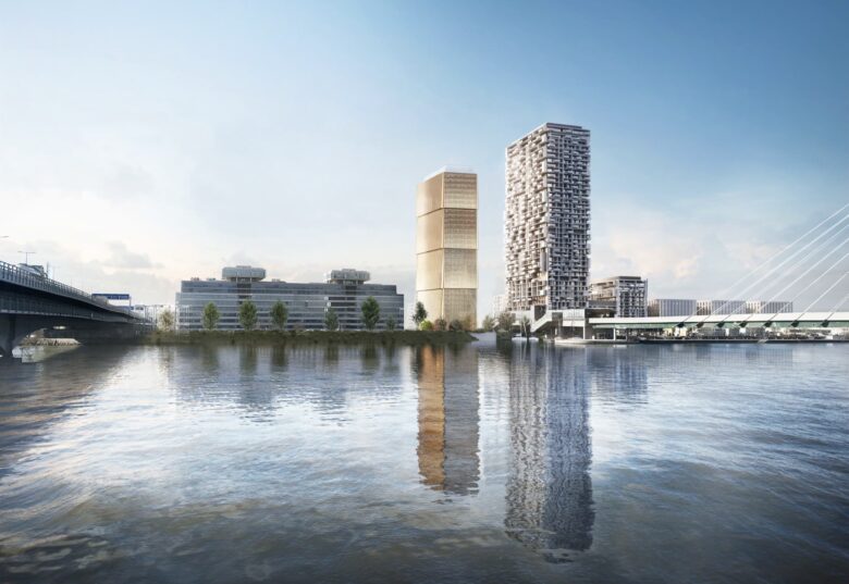Donaumarina Tower geplant von UBM. © UBM Development