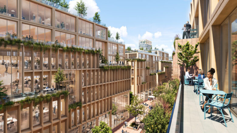 Stockholm Wood City (c) Atrium Ljungberg/Henning Larsen