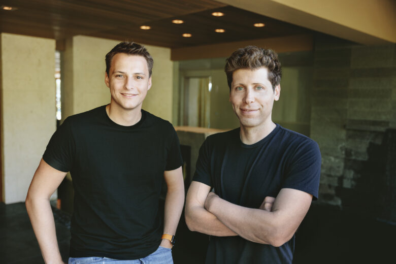 Alex Blania und Sam Altman von Worldcoin. © Worldcoin