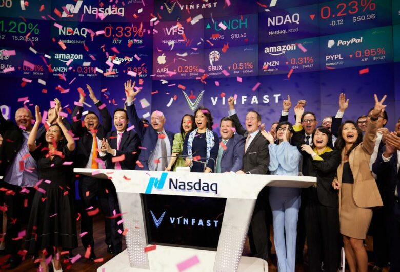 VinFast-IPO an der Nasdaq. © VinFast