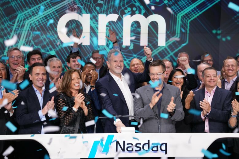 Arm-IPO an der Nasdaq. © Arm