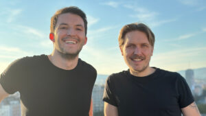 Fabian Hemmerich und Florian Hasibar, die Founder von mytalents.ai © mytalents.ai