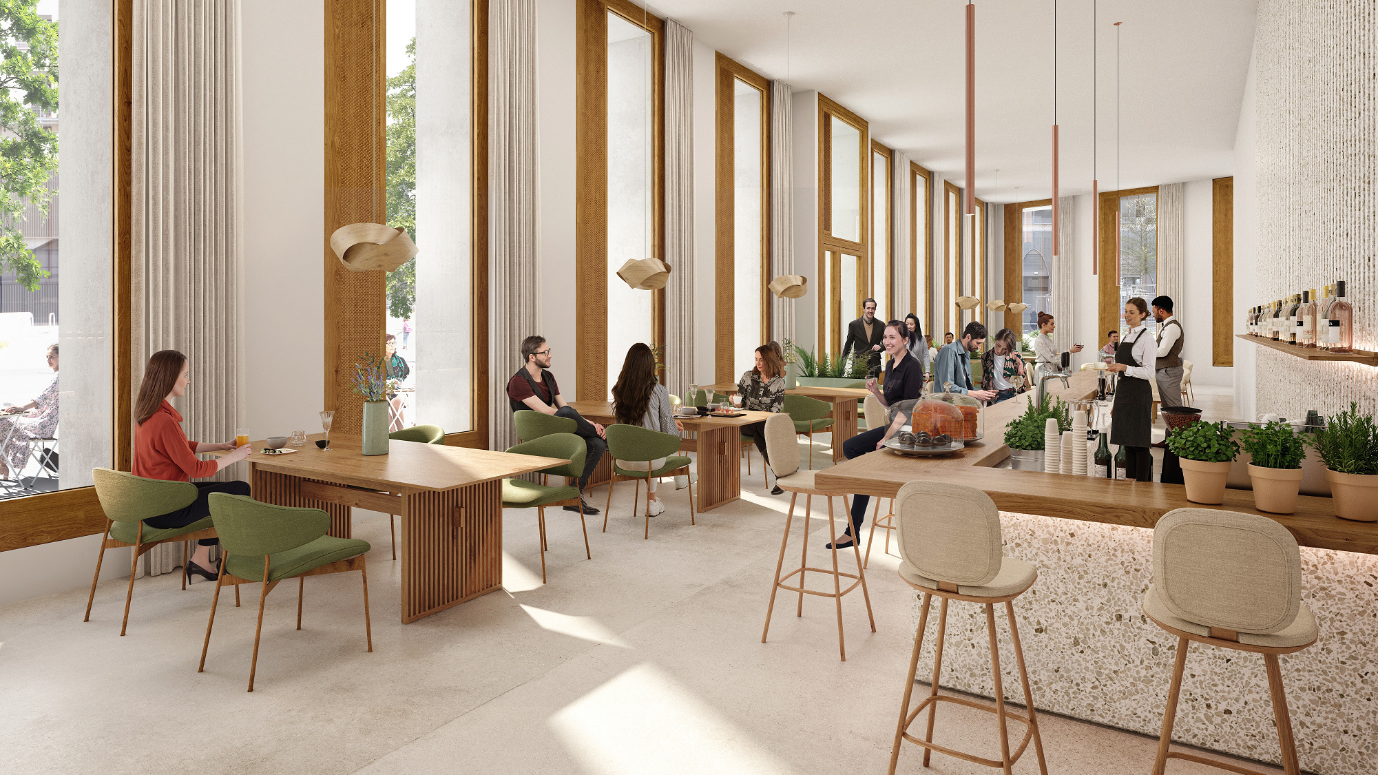 Künftiges Café im Workspace © Patricia Bagienski-Grandits
