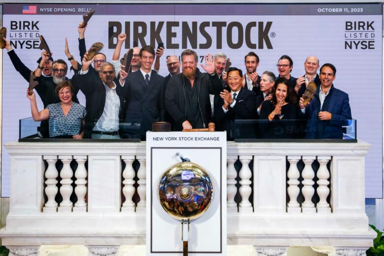 Birkenstock-IPO. © NYSE