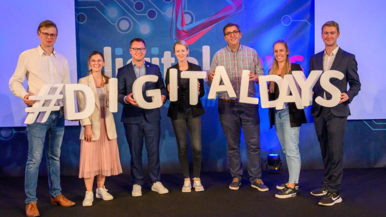 Das Organisationsteam der Digital Days 2023. © CityFoto / Wolfgang Simlinger