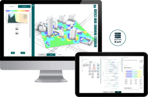  Die infrared-Software liefert Echtzeit-Feedback über die Performance von Gebäuden und städtischen Entwürfen. © Infrared City