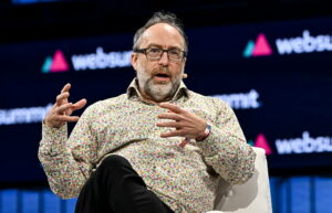 Wikipedia-Gründer Jimmy Wales. © Piaras Ó Mídheach/Web Summit via Sportsfile (CC BY 2.0 DEED)