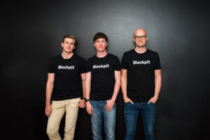 Das Management-Team von Blockpit: Gerd Karlhuber, Florian Wimmer und Magnus Berchtold. © Blockpit AG