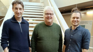 Johannes Brandstetter, Sepp Hochreiter und Günter Klambauer an der JKU Linz. © S. Hochreiter