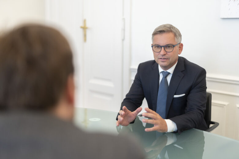 Finanzminister Magnus Brunner (ÖVP). © Andy Wenzel/BKA