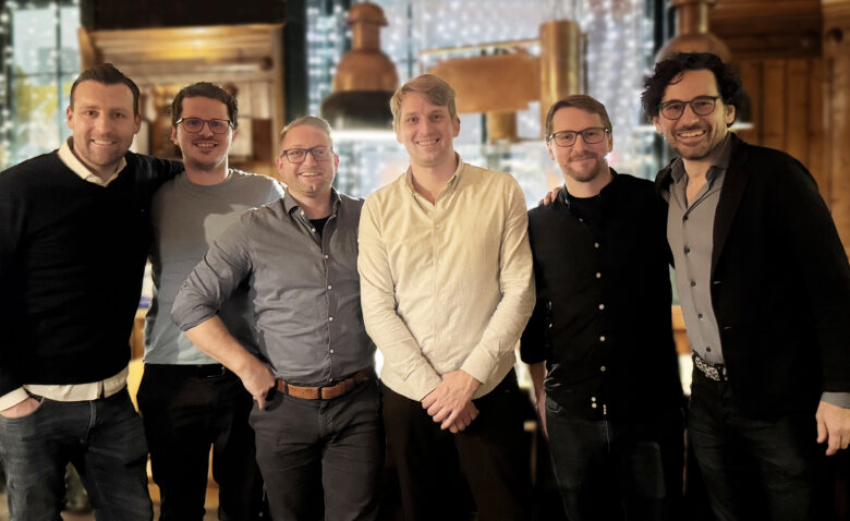 Stefan Nolte, Simon Stürz, Simon Seres, Bernhard Trinnes, Lukas Mayerhofer, Jürgen Ellensohn. © Jürgen Ellensohn