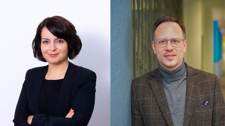 Deloitte Österreich: Anna Nowshad, Partnerin und Future of Work Expertin und Josef El-Rayes, Partner und KI-Experte sind die Köpfe hinter der neuen Gen-AI-Studie. © Deloitte