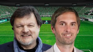 Die StadiumADS-Gründer Alfred Charamza und Lorenz Kirchschlager © StadiumADS / Trending Topics