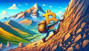Bitcoin am Aufstieg. © Trending Topics / Dall-E