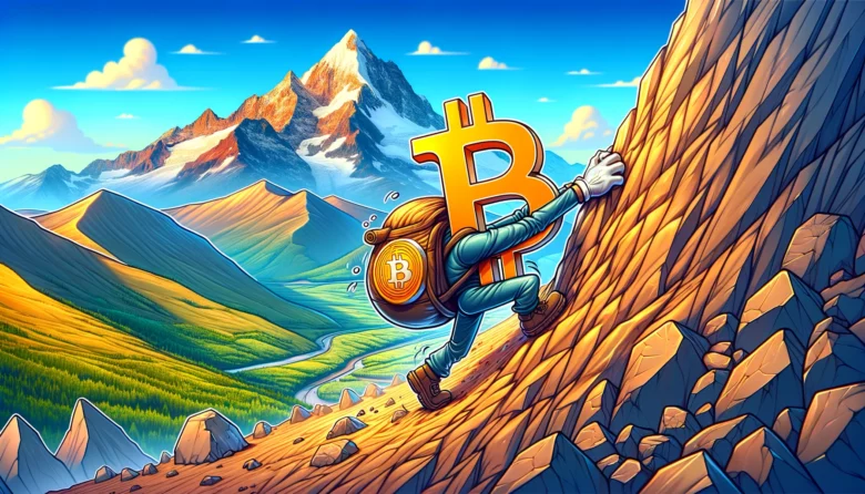 Bitcoin am Aufstieg. © Trending Topics / Dall-E