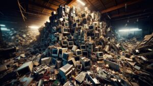 E-Waste nimmt drastisch zu © Dall-E / Trending Topics