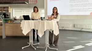 Die FFG-Geschäftsführerinnen Henrietta Egerth und Karin Tausz © Trending Topics