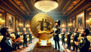 Bitcoin im Club der Finanzgrößen angekommen. © Dall-E / Trending Topics