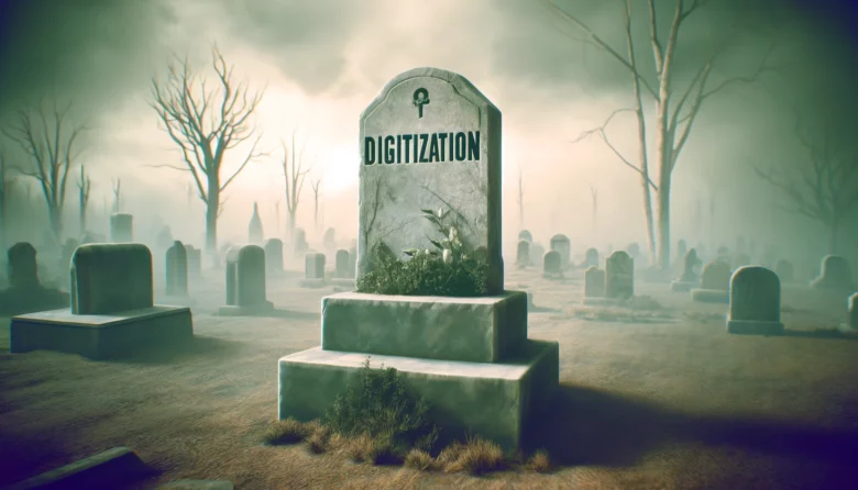 RIP Digitization. © Dall-E / Trending Topics