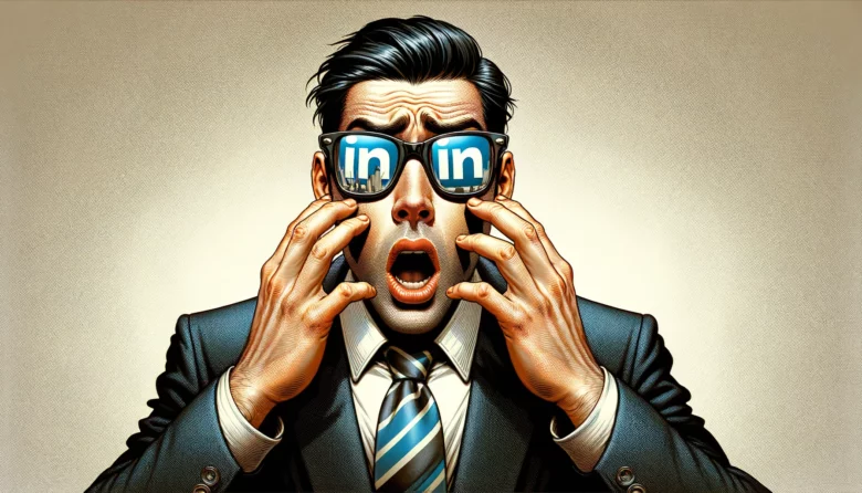 Linkedin, der neue Social Media Schreck. © Dall-E / Trending Topics