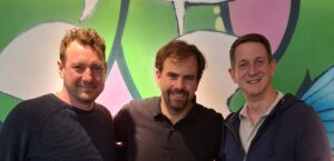 Das SmartScaleHR-Team besteht aus den drei Co-Founders Florian Schütz (CPO), Michael Peter (CEO) und Markus Karwautz (CTO). © SmartScaleHR