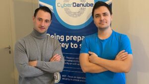 Thomas Weber und Mario-Valentin Trompeter von CyberDanube. © CyberDanube