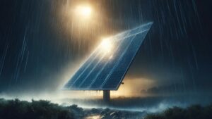 Solarpanel: Regnerische Zeiten durch Bullwhip-Effekt © Dall-E / Trending Topics