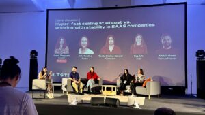 Das Scale-up Panel am „Lead Today. Shape Tomorrow"-Event vom Female Founders-Netzwerk. © Trending Topics