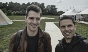 Arthur Mensch von Mistral AI und Peter Sarlin von Silo AI. © P. Sarlin