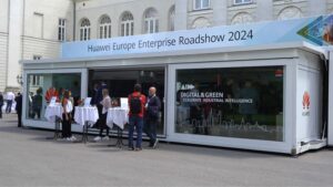Die Huawei Europe Enterprise Roadshow 20024 bei ihrem Stopp am Wilhelminenberg in Wien. © Huawei