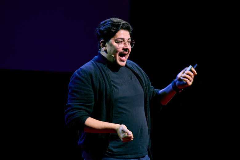 Liquid AI-Gründer Ramin Hasani. © Robert Leslie/TEDAI