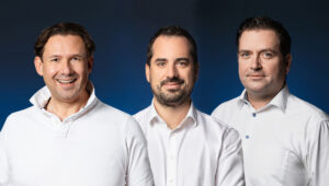 CEO Christian Pedak, Head of Product Management Thomas Aumayr, CRO Roland Pedak von LAMIE. © LAMIE