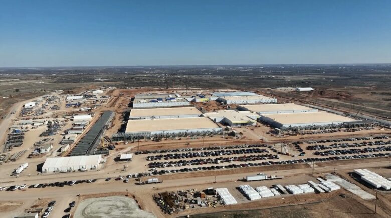 Crusoe-Baustelle in Abilene, Texas. © Sam Altman